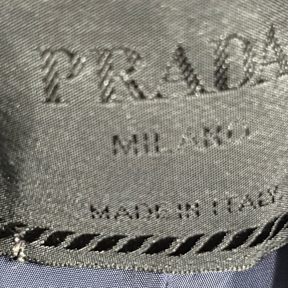 Vintage PRADA Milano made in Italy short trench coat/jacket size S - Picture 6 of 6